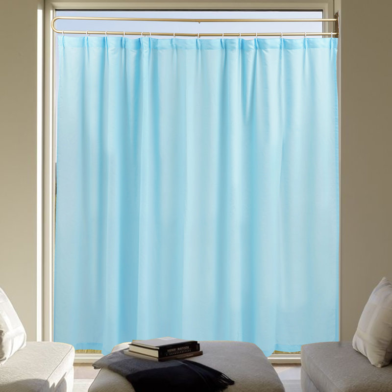 Rideau obscurcissant en velours Marjetka, Bleu