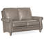 Reddish Leather Loveseat-161546519-161546611-161546612