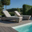 Milligan Reclining Sun Lounger with Cushions and Table-93785099