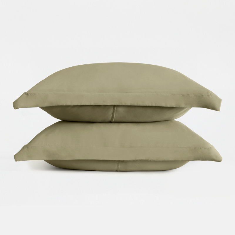 Pillow Shams 2-Pack Microfiber Ultra Soft Bedding, Sage, Standard