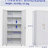 High Storage Cabinet with 2 Doors and 4 Partitions to Separate 5 Storage Spaces, Home/ Office Design-1447841817