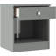 Sydnea 1 Drawer Bedside -1395475486