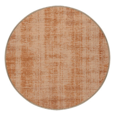 Machine Washable Abstract Brown Area Rug