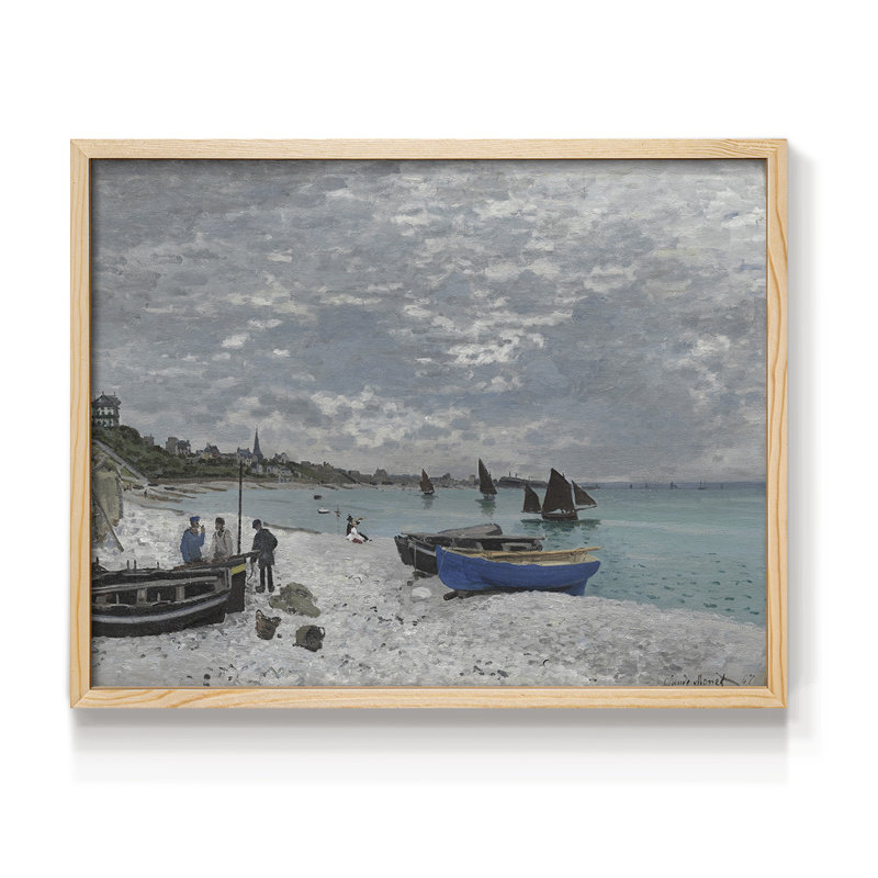 Paysages rétro-CCLXIX - impression encadrée - réaménageable, Naturel, H 11 po x l 14 po