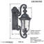 Lanterne murale d'extérieur Nicola H 19,75 "-105194374-105194375