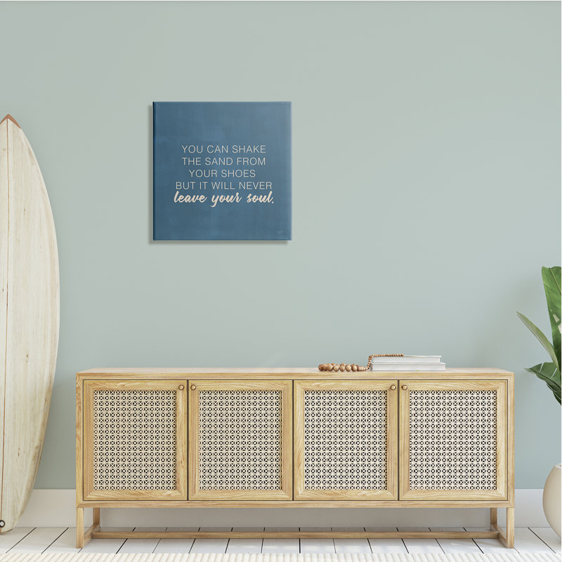 Le sable ne laisse jamais votre, Plaque murale, H 12 po x l 12 po x P 0,5 po