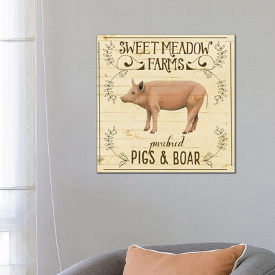 Animal Farm Collection III by Grace Popp - Wrapped Canvas Painting