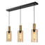 3 - Light Satin Brass Kitchen Island Pendant