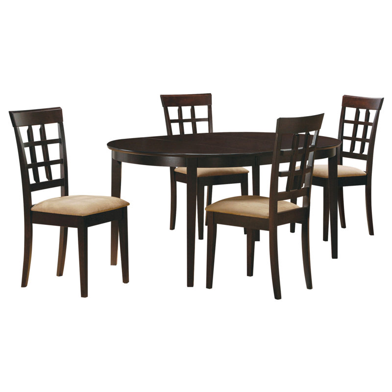 Ensemble de salle à manger 5 pièces Missell, 5 pièces: table, 4 chaises