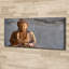 Wooden Buddha - Wrapped Canvas Print