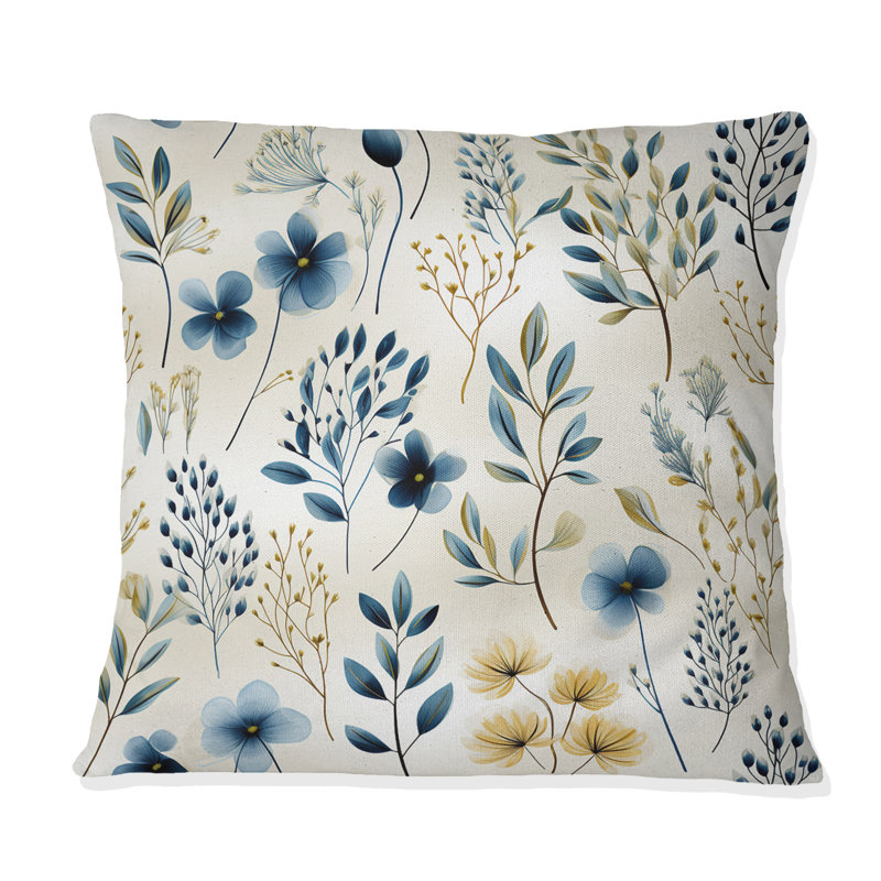 Coussin Natural Plant Fusion I - Plants, H 18 po x l 18 po