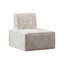 Canapé modulaire en sherpa avec un confort moelleux et une conception peu encombrante pour le salon, la chambre à coucher ou le bureau.
