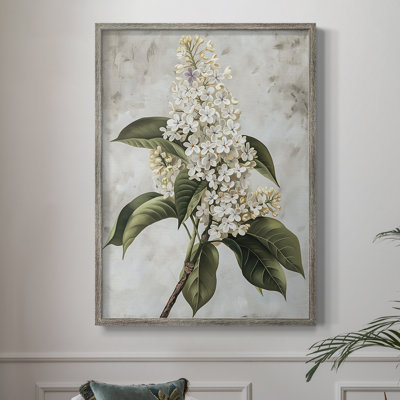 FLORAL Series CCLXI Framed Print - Solid Wood