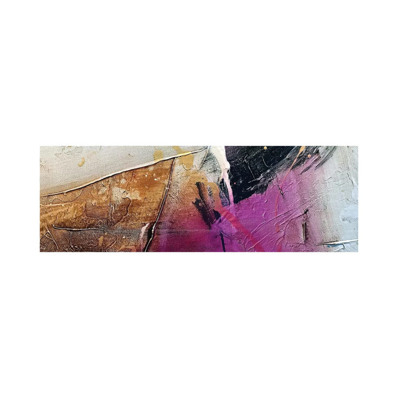 Rain II by Michael Goldzweig - Wrapped Canvas Panoramic Painting, 30.48 cm H x 91.44 cm W x 3.175 cm D