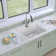 25" x 22" x 9-1/2" Drop-In Kitchen Sink Kit with Faucet