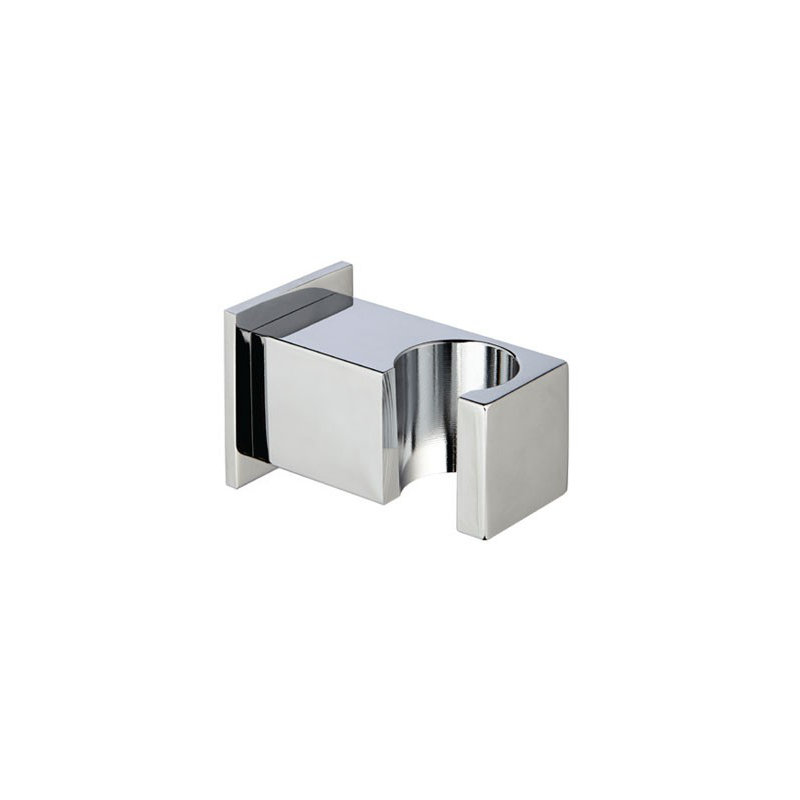 Porte-douche carré Super Rain, Chrome poli
