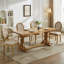 Chaises de salle à manger en velours capitonné French Country-783512285