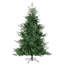 Arbre de Noël artificiel 7,5 pi avec 1288 branches, ouverture automatique, base en acier, forme large, branches faciles à façonner