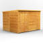 Powersheds 10 x 8ft Timber Tongue & Groove Windowless Pent Garden Shed