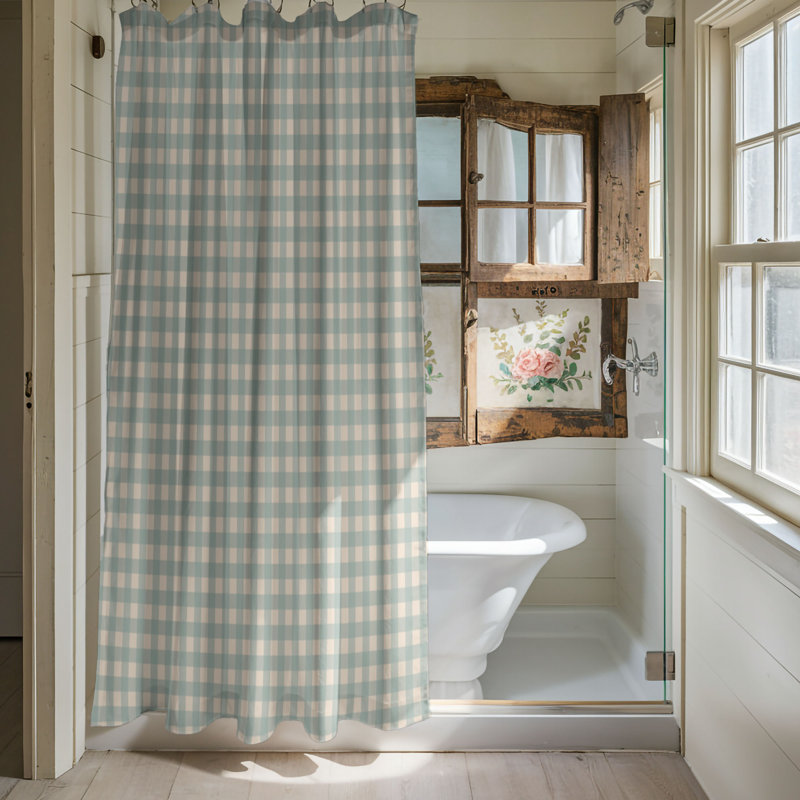 Cozy Plants - Premium Shower Curtain, 74"H x 71"W, Green