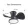 Laurenzo 22'' Blade LED Flush Mount Ceiling Fan with Remote Control and Light Kit Included