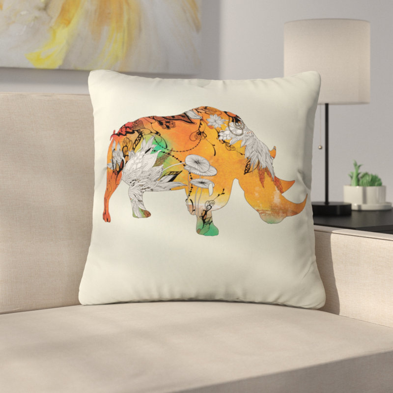 Coussin Rhino, 20 po x 20 po