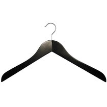 NAHANCO Wood Clothes Hanger Kit - Low Gloss Black