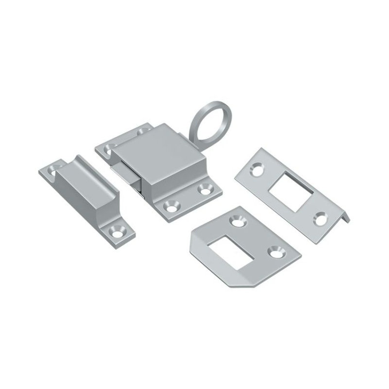 Attache de traverse Deltana TC80U26D en chrome brossé, Chrome brossé
