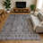 Premium Machine Washable Honig AMF1659 Damask Rug-1033287218