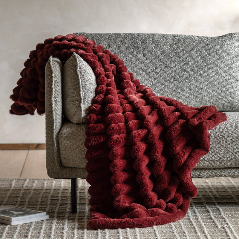 Throw Blanket, Red