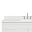 Meuble-lavabo sur pied simple 60 po avec plateau en quartz Hamlet-94003696