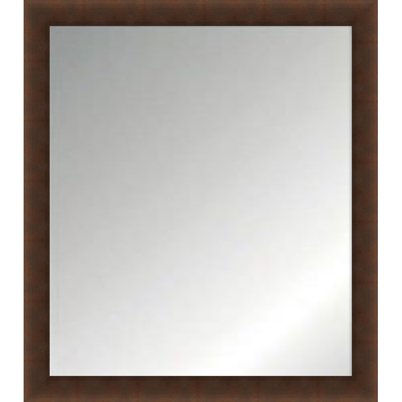 Miroir de meuble-lavabo moderne et contemporain, 40 po x 28 po, Bronze
