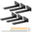 Ebern Designs Shelf Bracket, 6 Pcs, Heavy Duty Floating-987689270