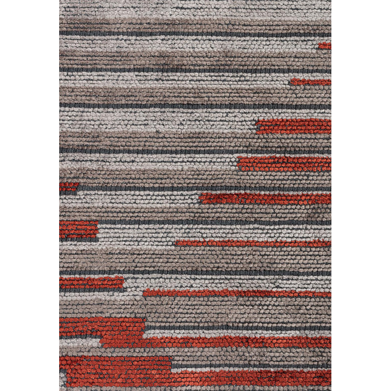 Contemporain à grand losange géométrique asymétrique, Rectangle 6 pi 7 po x 8 pi 3 po