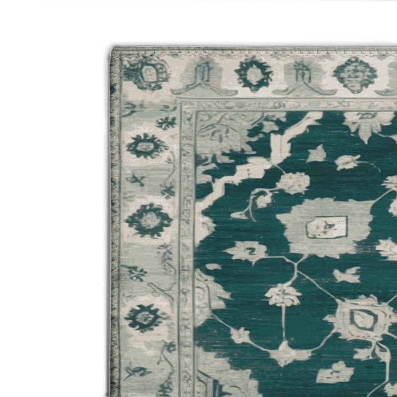 Tapis bleu intérieur et extérieur surteint, Rectangulaire 2 pi x 3 pi