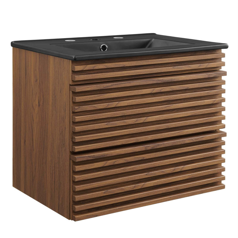 Meuble-lavabo mural 24 po Render