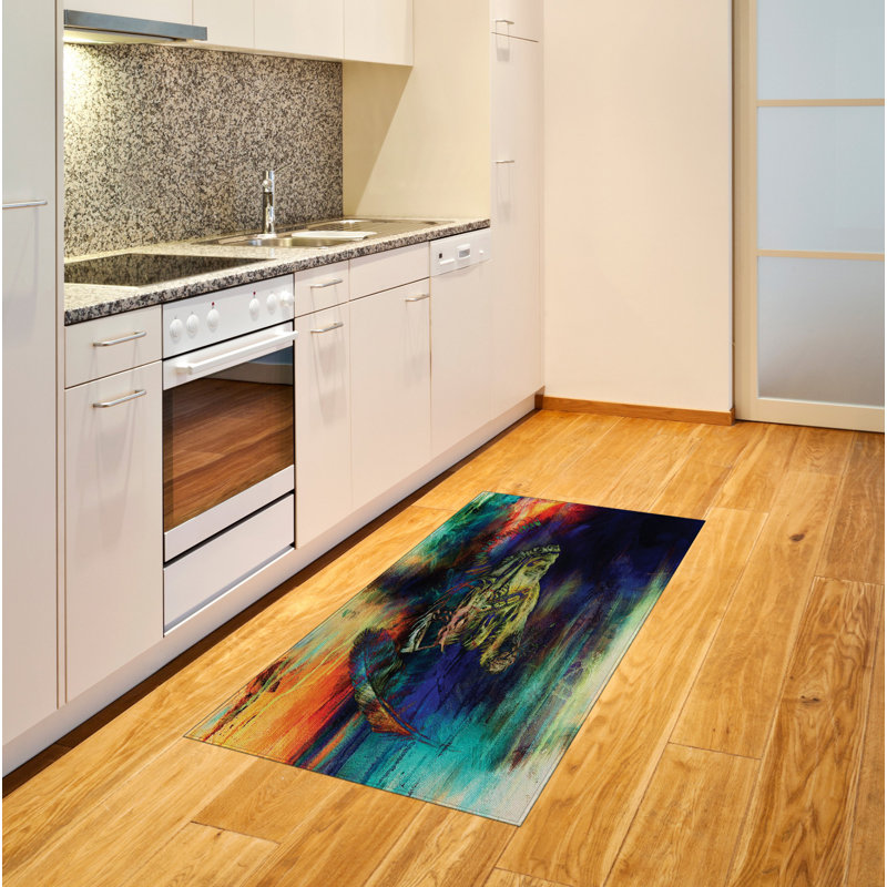 Tapis décoratif Tribal, Rectangle 2 pi 7 po x 5 pi