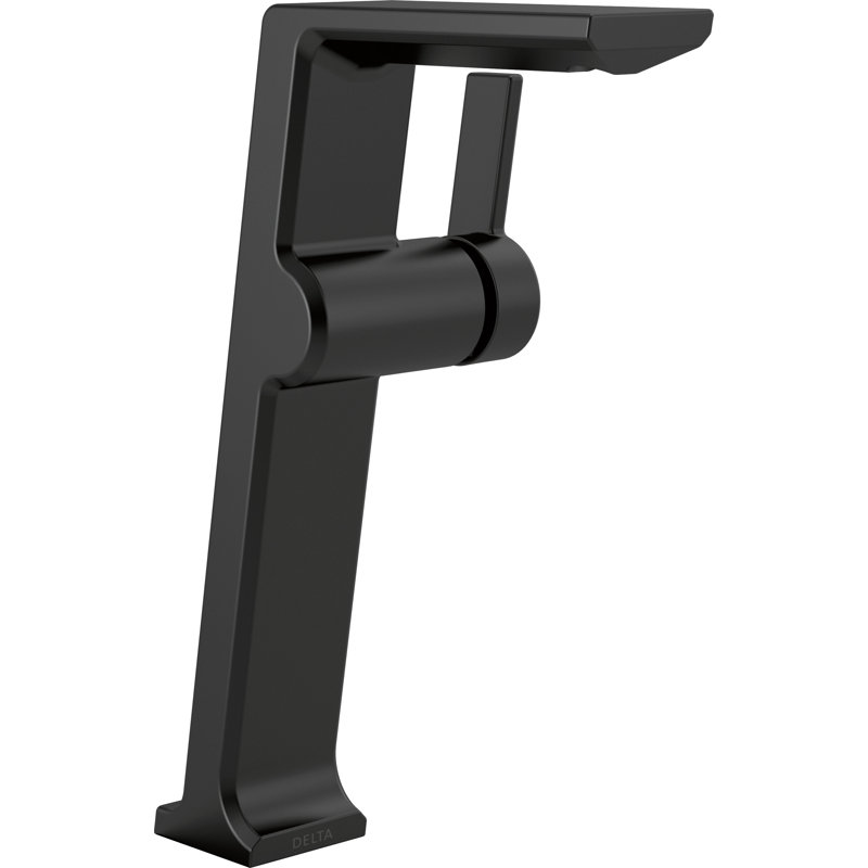 Robinet de lavabo vasque pivotant, Noir mat