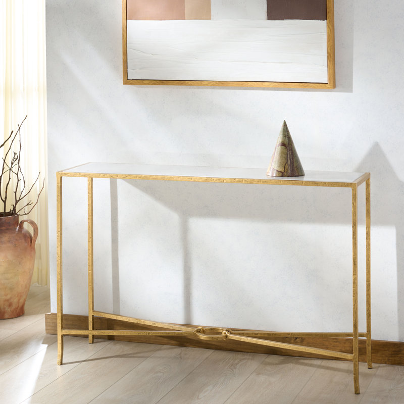 Console Markley, Laiton / blanc