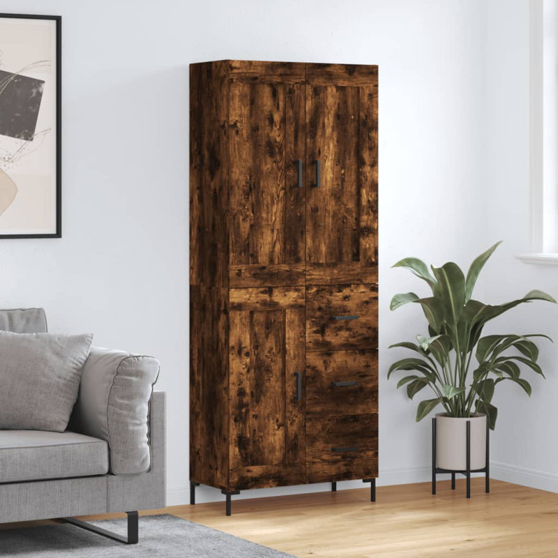 69.5cm Sideboard, Smoked Oak