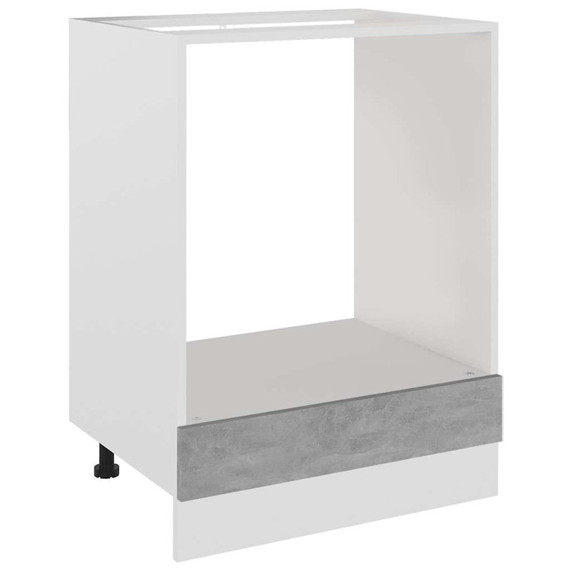 Armoire de four Riga, Gris béton