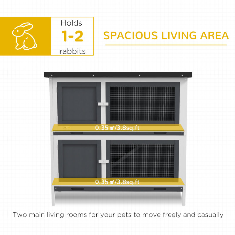 Weather Resistant Rabbit Rabbit Hutch