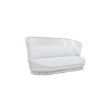 Palma 90.94" Wide Outdoor Reversible Patio Sofa with Cushions
