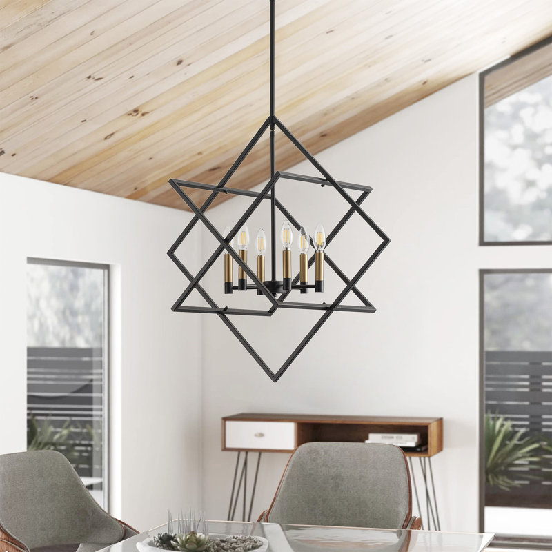 Lustre à 6 lumières Shameia