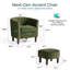 Fauteuil demi-tonneau avec repose-pieds 31,7 po Torence-961691190-961691184