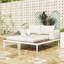 Lit de jour d'extérieur convertible pour patio avec repose-pieds réglables, coussins lavables et espace latéral-1711144538