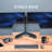 Vivo Dual Monitor Desk Stand Mount, STAND-V032F Series-93931903