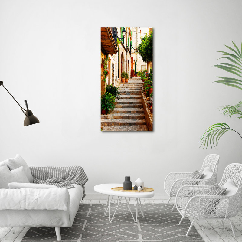 Streets In Spain - Wrapped Canvas Print