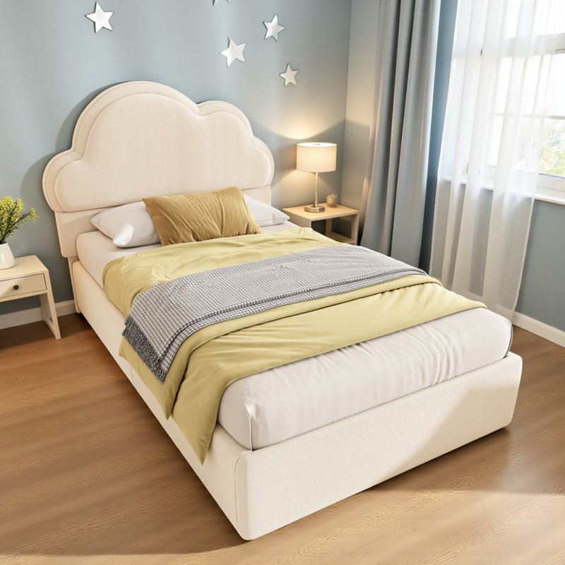 Upholstered Ottoman Storage Bed, Single (3')