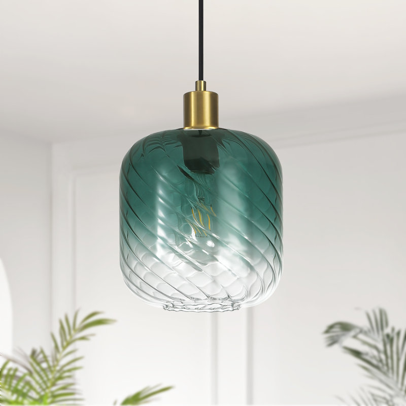 1 - Light Gold Pendant, Vert